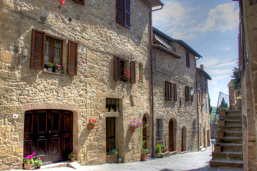 Streets of Tuscany Photograph by Joanna DeCesare - Fine Art America