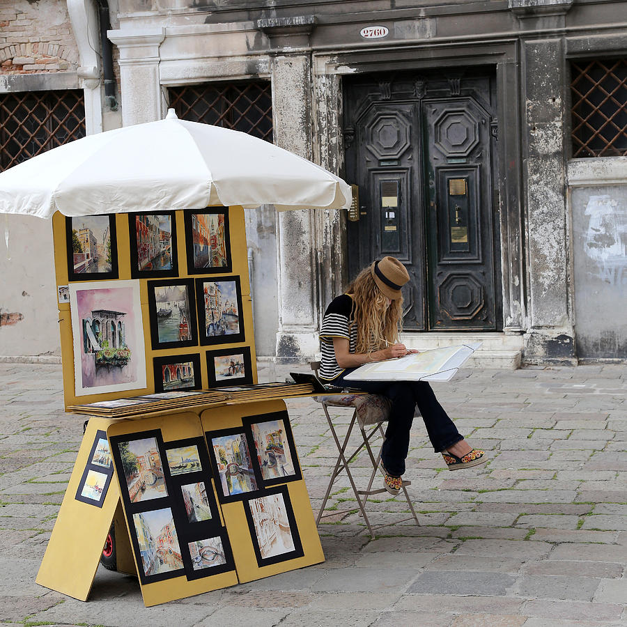 Streets Of Venice 7 Photograph by Andrew Fare