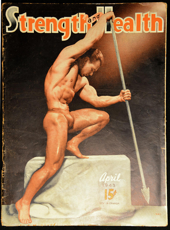 Nude Photograph - Strength and Health April 1943 by David Lee Thompson