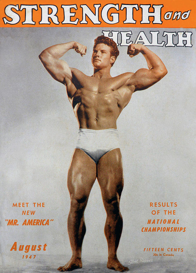 Vintage Photograph - Strength and Health August 1947 by David Lee Thompson