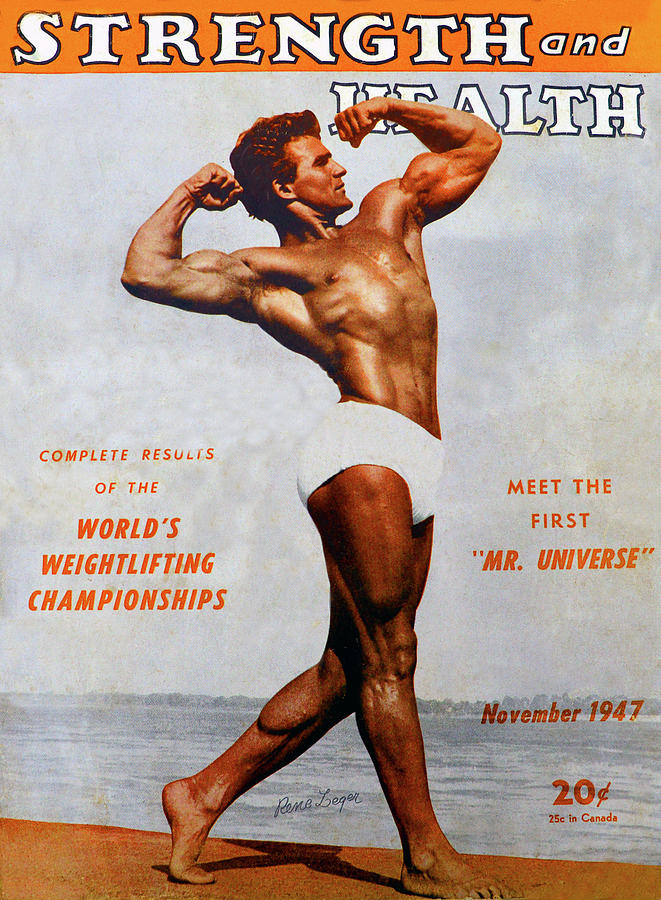 Vintage Photograph - Strength and Health mag November 1947 by David Lee Thompson