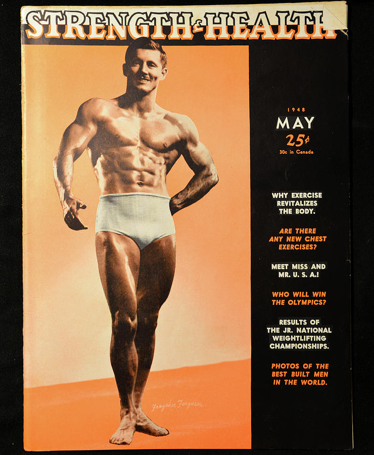Cool Photograph - Strength and Health may 1948 by David Lee Thompson
