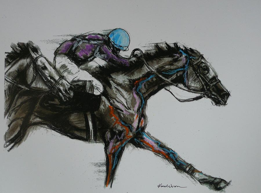 Horse Drawing - Stretch by Veronica Coulston