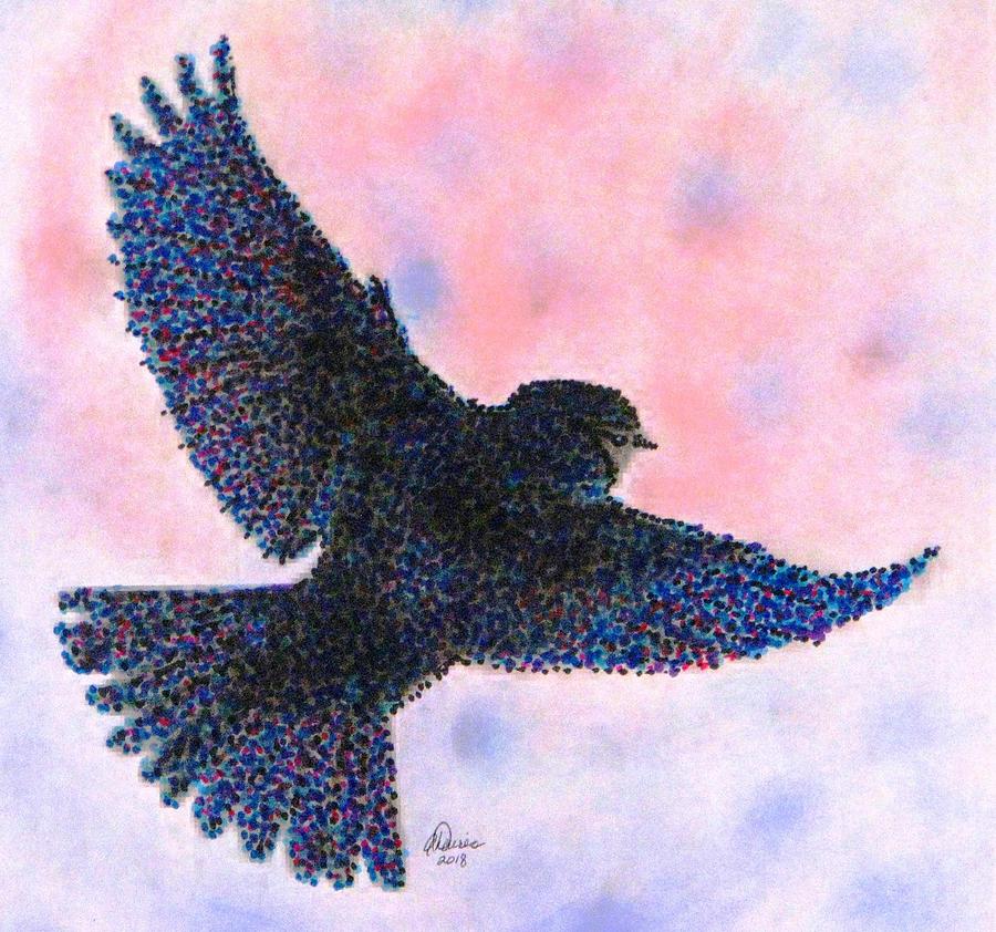 Stretch Your Wings Drawing by Angela Davies