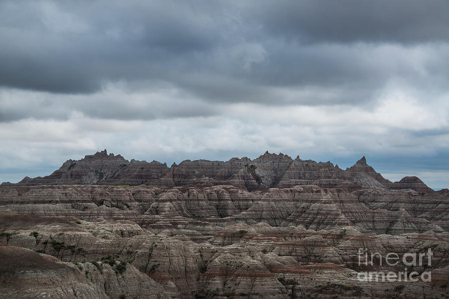 Striations Of Badlands  Photograph by Michael Ver Sprill