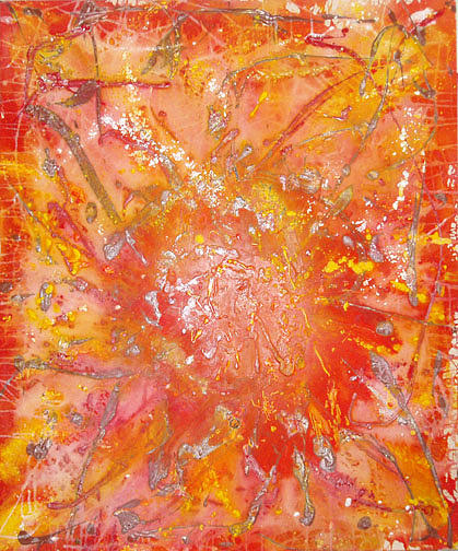 Abstract Painting - Fire by Bill Ades