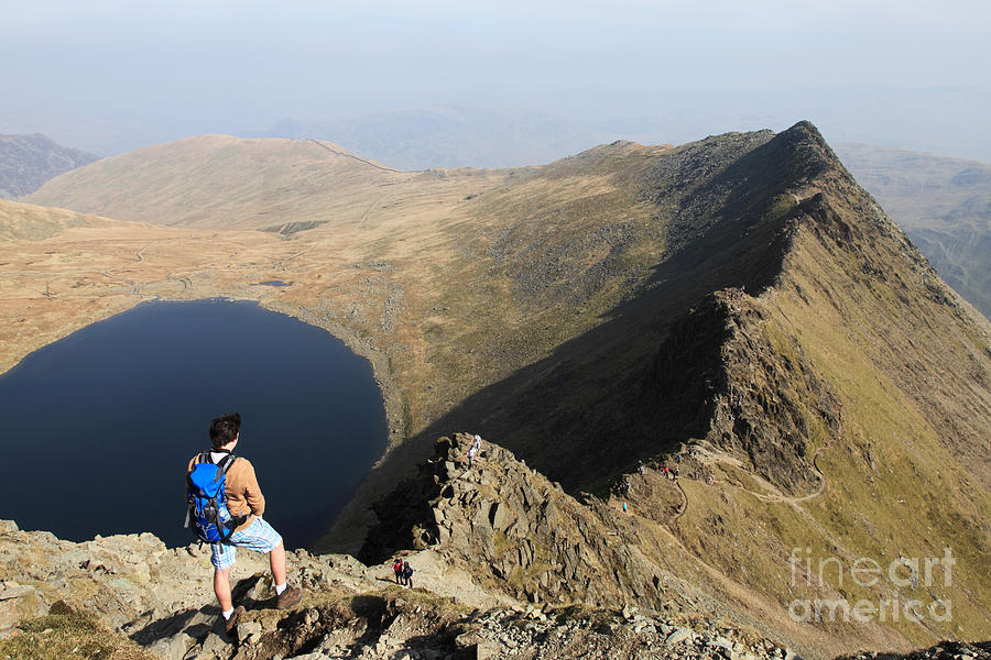 Striding Edge from Helvellyn by Bryan Attewell Striding Edge from Helvellyn by Bryan Attewell