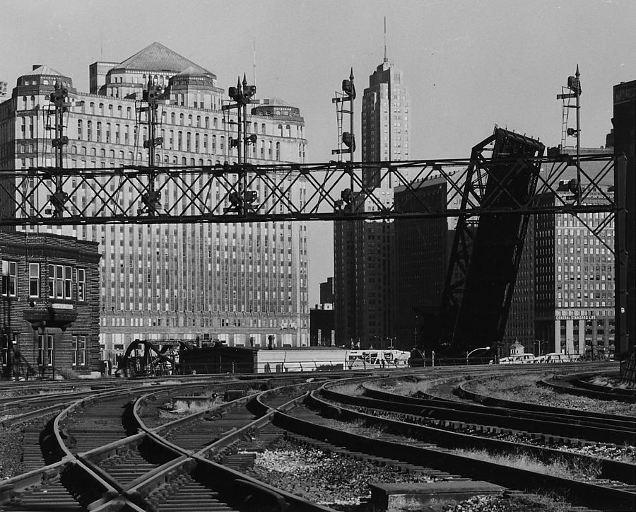 Strike Halts Traffic at Chicago Train Yard Photograph by Chicago and North Western Historical Society
