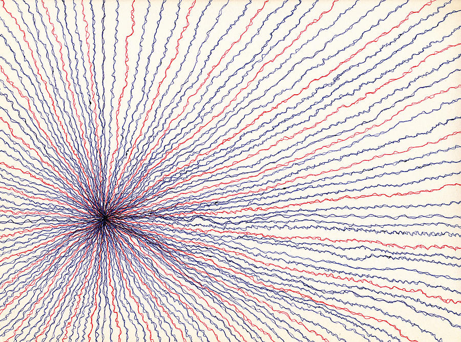 String Theory Drawing by Eric Forster