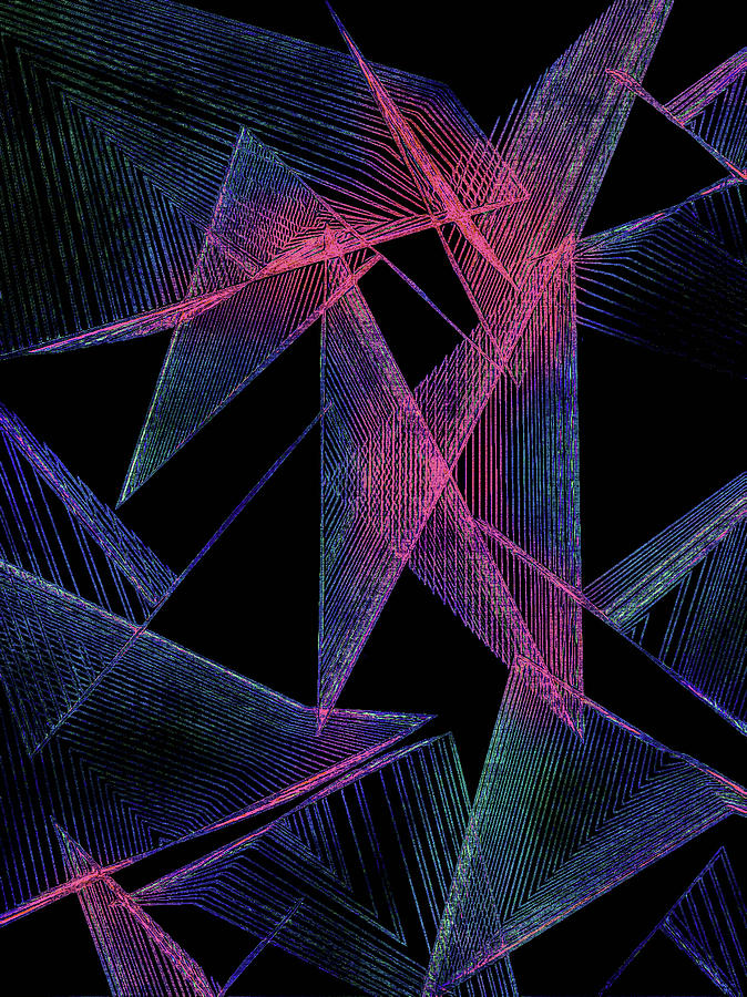 String Theory Digital Art by Susan Maxwell Schmidt