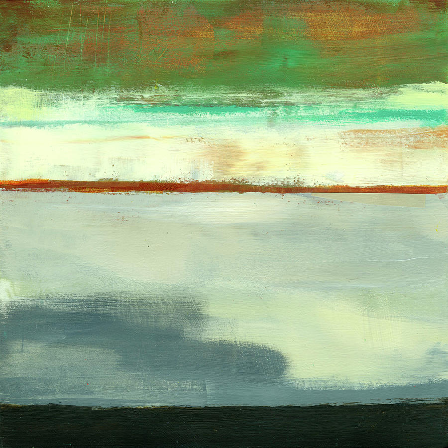 Stripe Landscape 1 Painting by Jane Davies