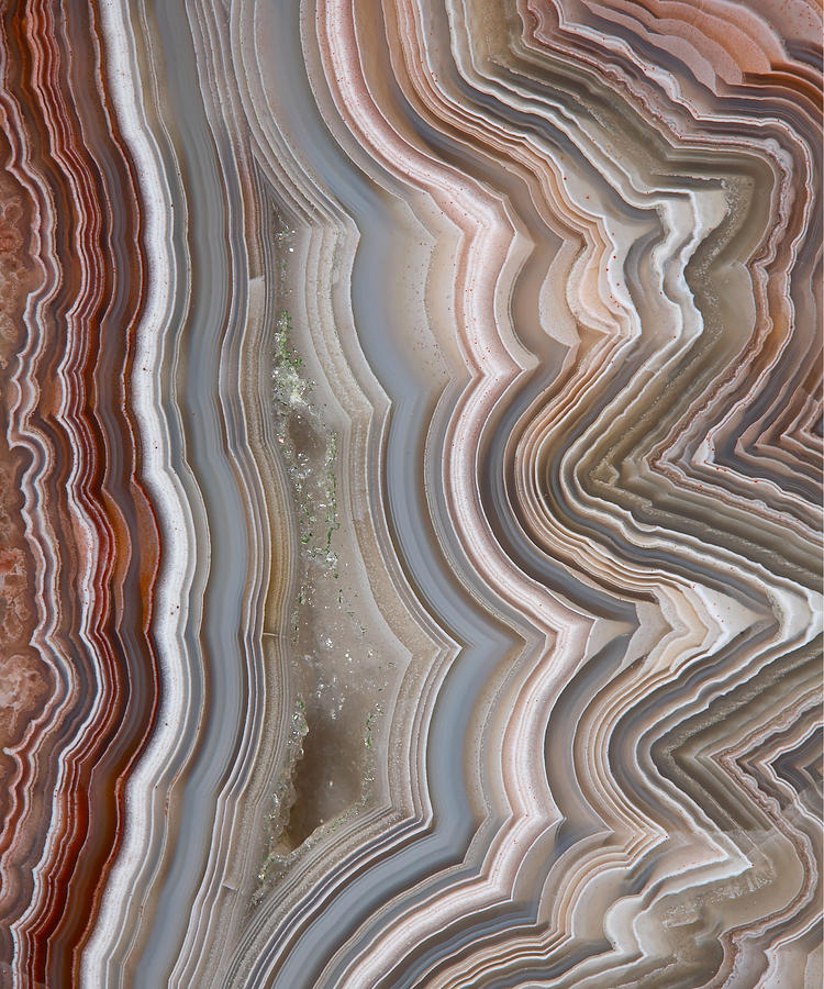 Striped Agate Crystal Photograph by The Quarry