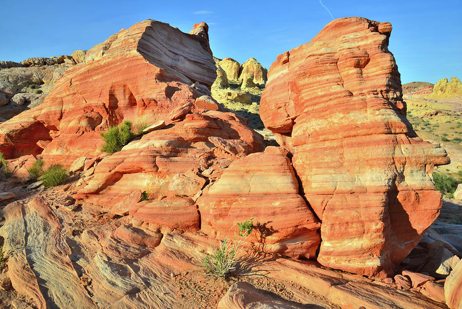 Striped Castle in Valley of Fire Photograph by Ray Mathis
