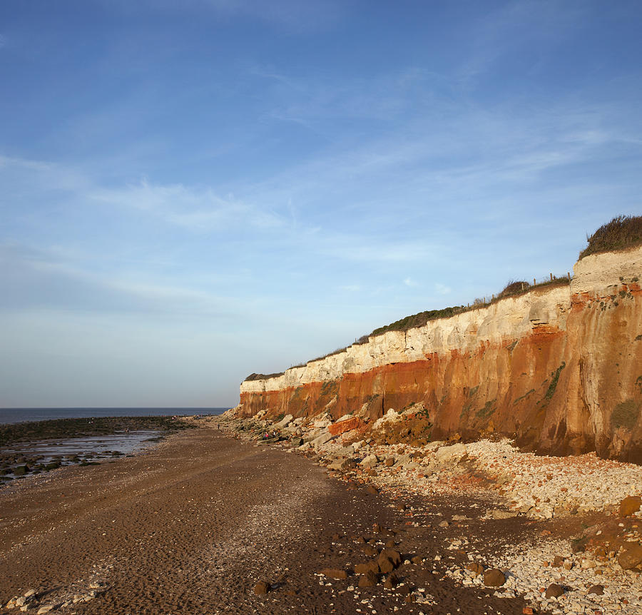 Cliffs Photograph - Striped Cliffs Hunstanton Norflok by Gillian Dernie Cliffs Photograph - Striped Cliffs Hunstanton Norflok by Gillian Dernie