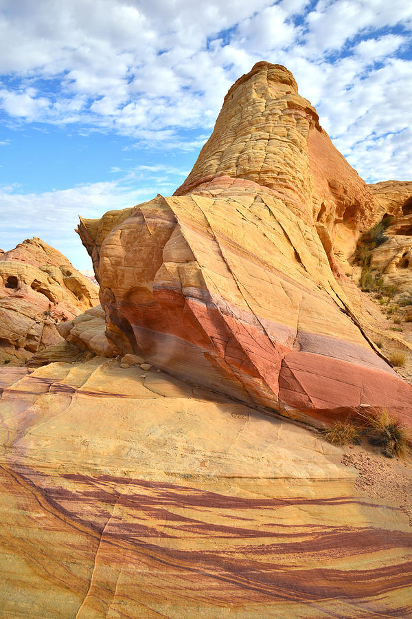 Striped Sandstone Photograph by Ray Mathis