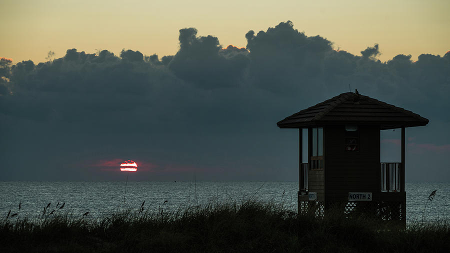 Striped Sunrise Delray Beach Florida Photograph by Lawrence S Richardson Jr