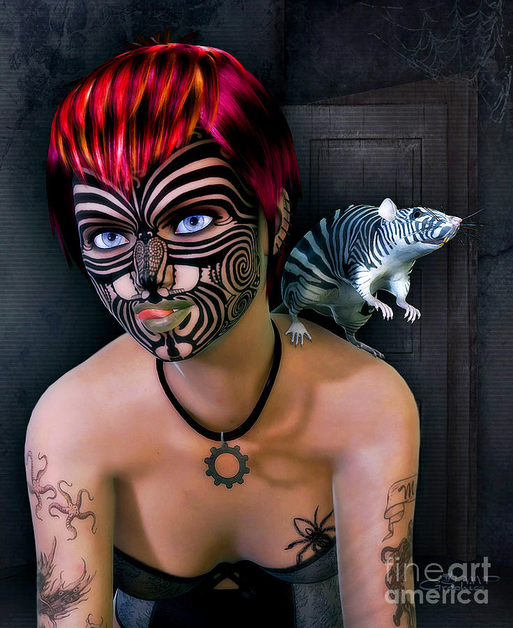 Zebra Digital Art - Stripes Are Beautiful by Jutta Maria Pusl