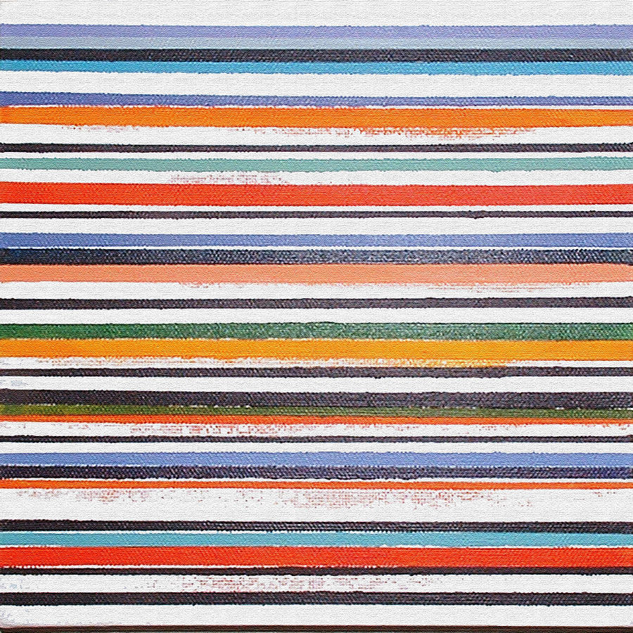 Stripes F Painting by Stan  Magnan