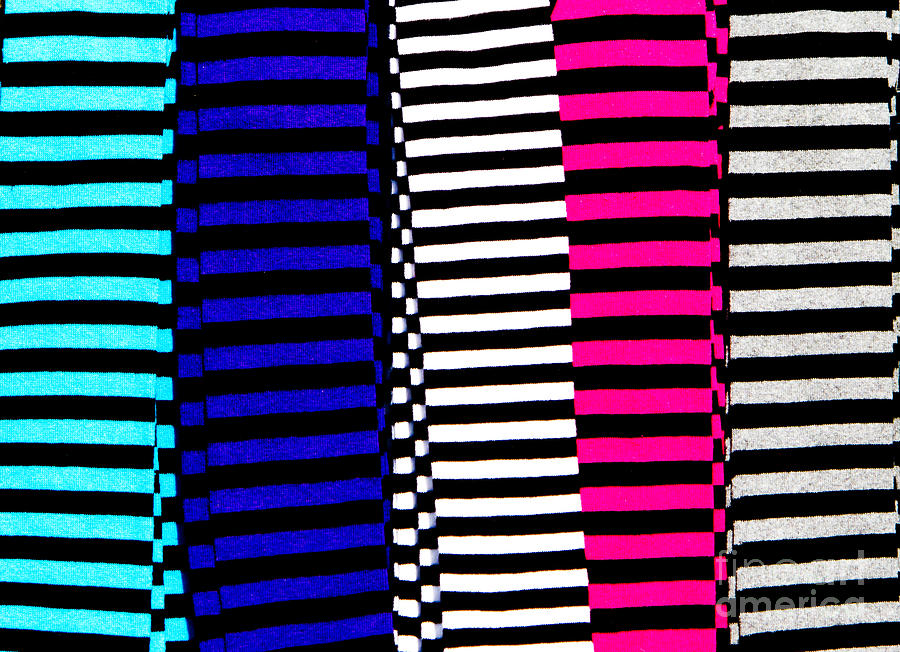 Stripes Photograph - Stripey Tubes by Andy Smy