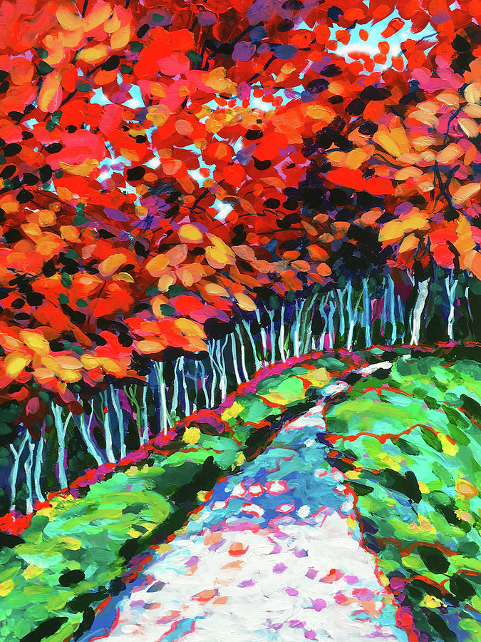 Stroll Through The Park Painting
