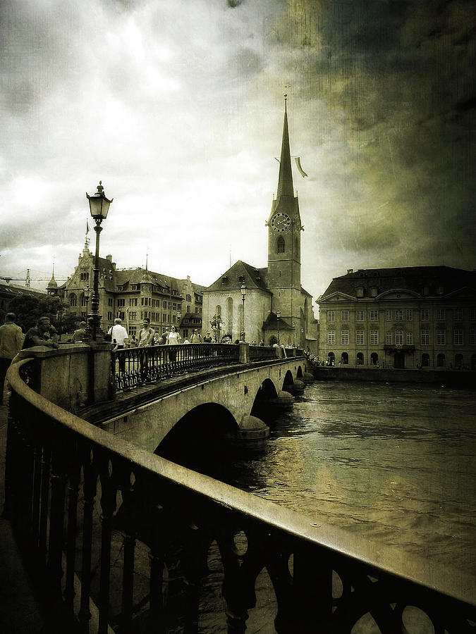 Strolling Along In Zurich Photograph by Connie Handscomb
