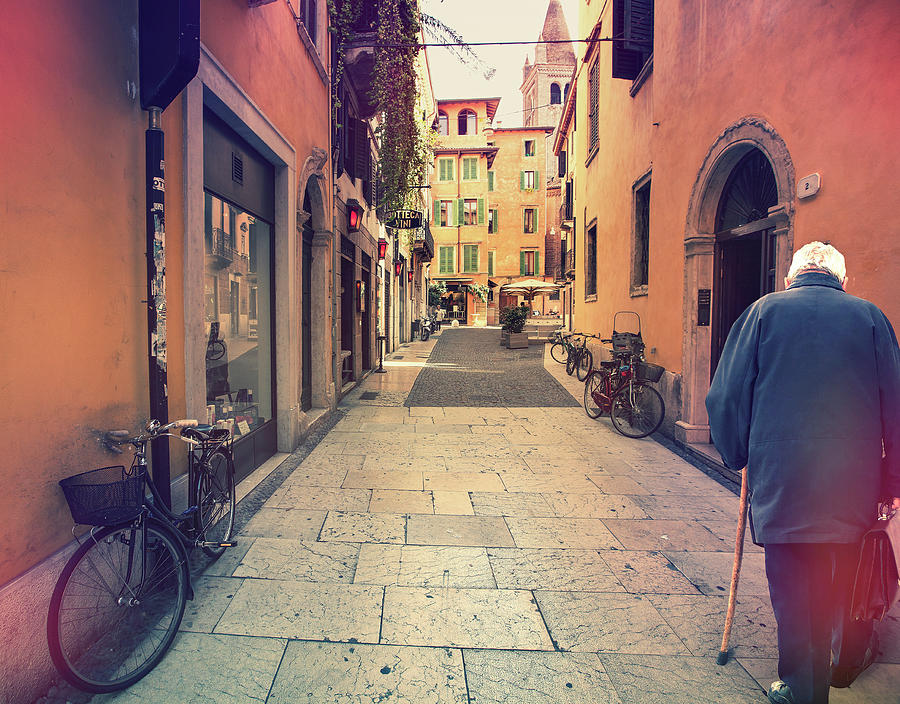 Strolling Through Verona Photograph