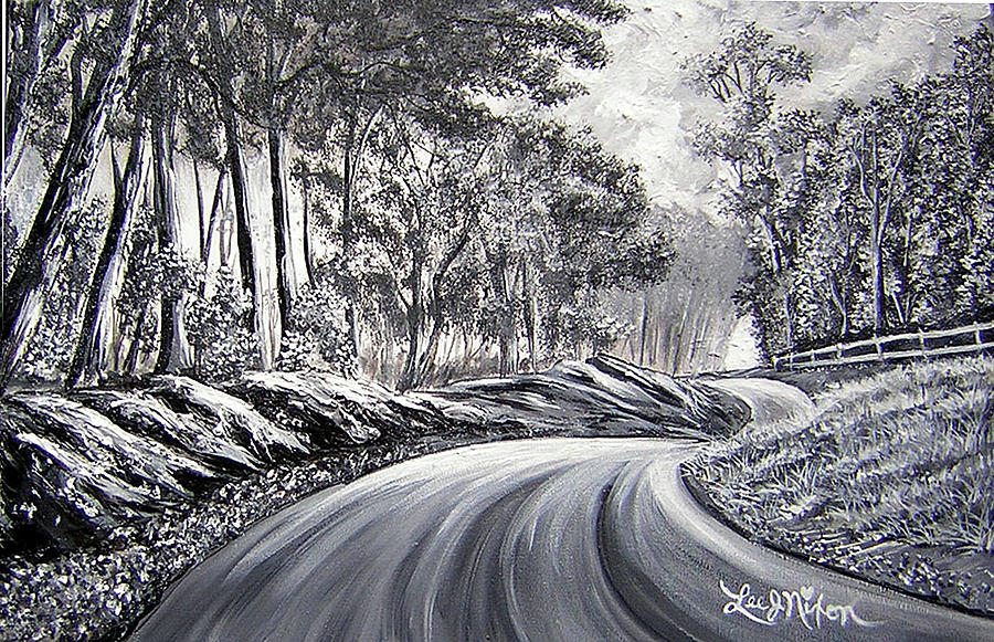 Strollling Down Old Rapidan Road Painting by Lee Nixon