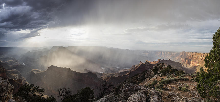Storm in Grand Canyon  Photograph by John McGraw
