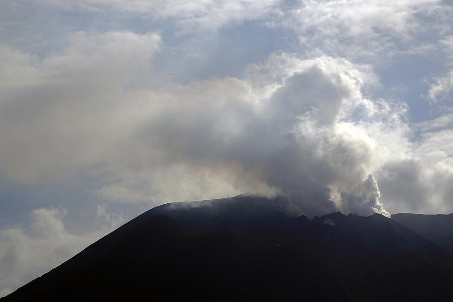 Stromboli Volcano On The Island Of Stromboli Photograph by Rick Rosenshein