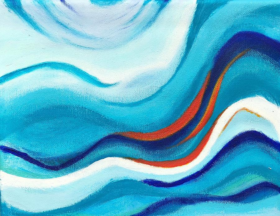 Strong Currents Painting by Susan Kayler