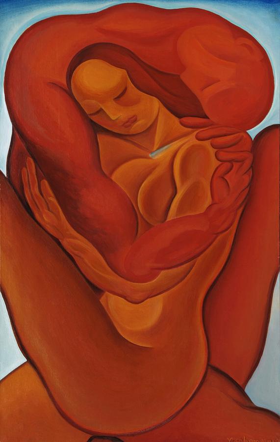 Nude Painting - Strong mans arm by Vera Komarova