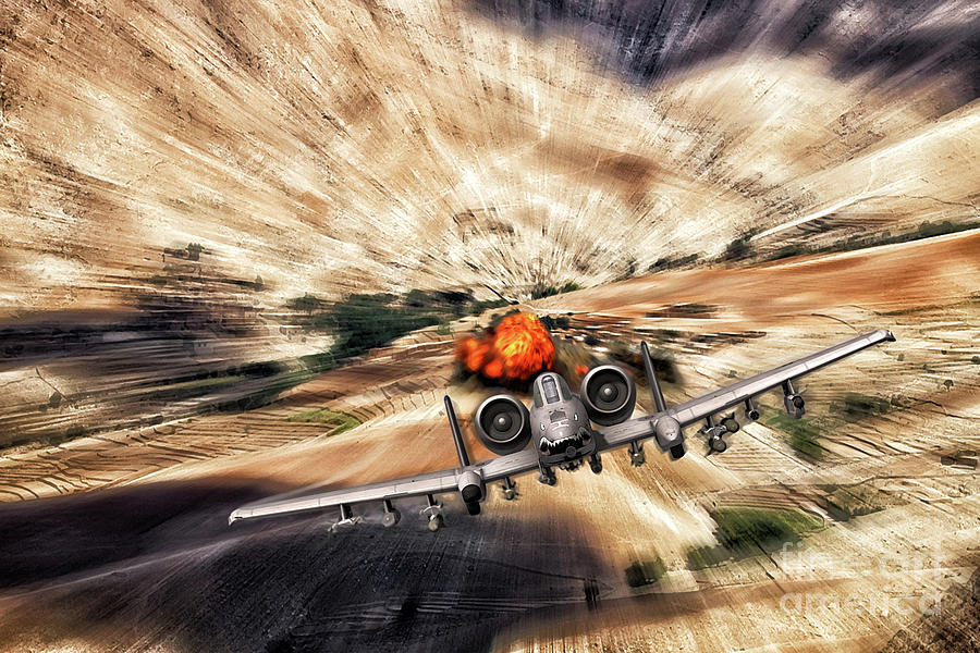 Struck Bu Thunder Digital Art by Airpower Art