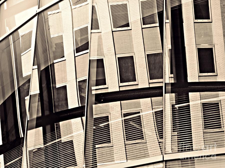 Structural Abstract 13 Sepia Photograph by Sarah Loft
