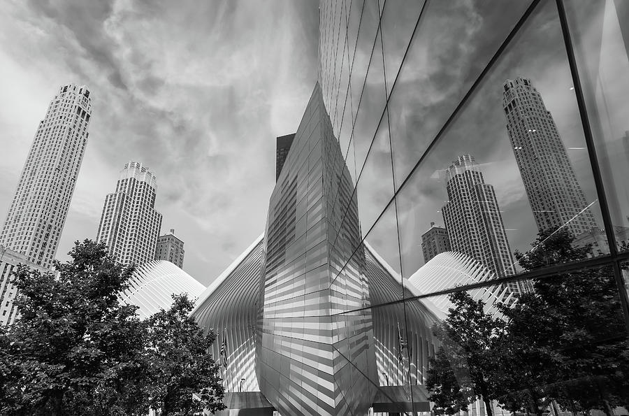 Structures Of NYC 9-BW Photograph by Jonathan Nguyen