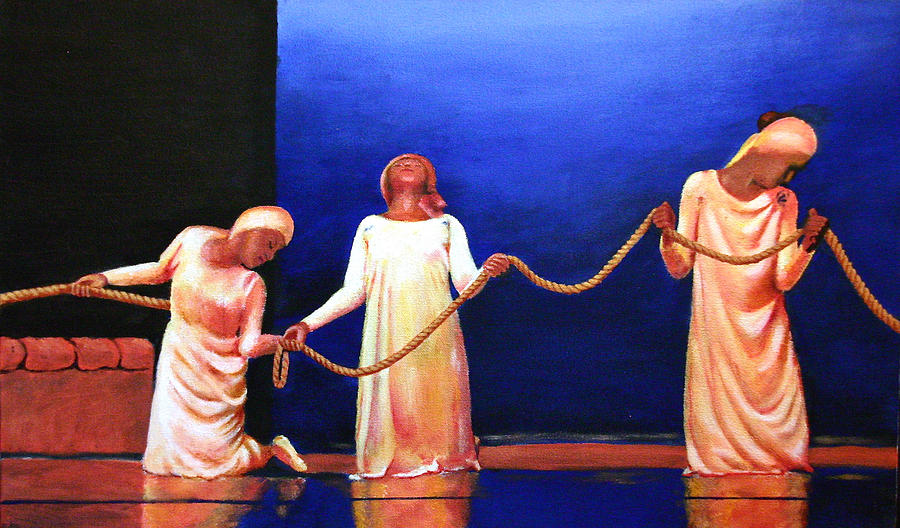Struggle of Bondage 2 Painting by Carol Neal-Chicago