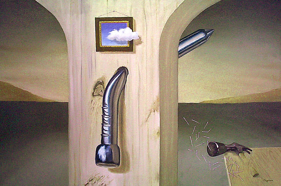 Struggles Of An Optimist Painting by Thomas Caggiano Struggles Of An Optimist Painting by Thomas Caggiano