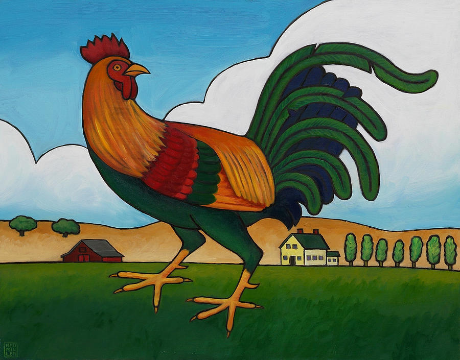 Struttin Stuff Painting by Stacey Neumiller
