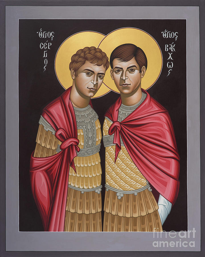Sts. Sergius and Bacchus - RLSEB Painting by Br Robert Lentz OFM