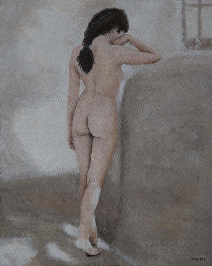 Standing Nude #1 Painting by Masami Iida