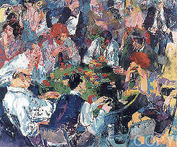 Stud Poker Painting by Leroy Neiman Stud Poker Painting by Leroy Neiman