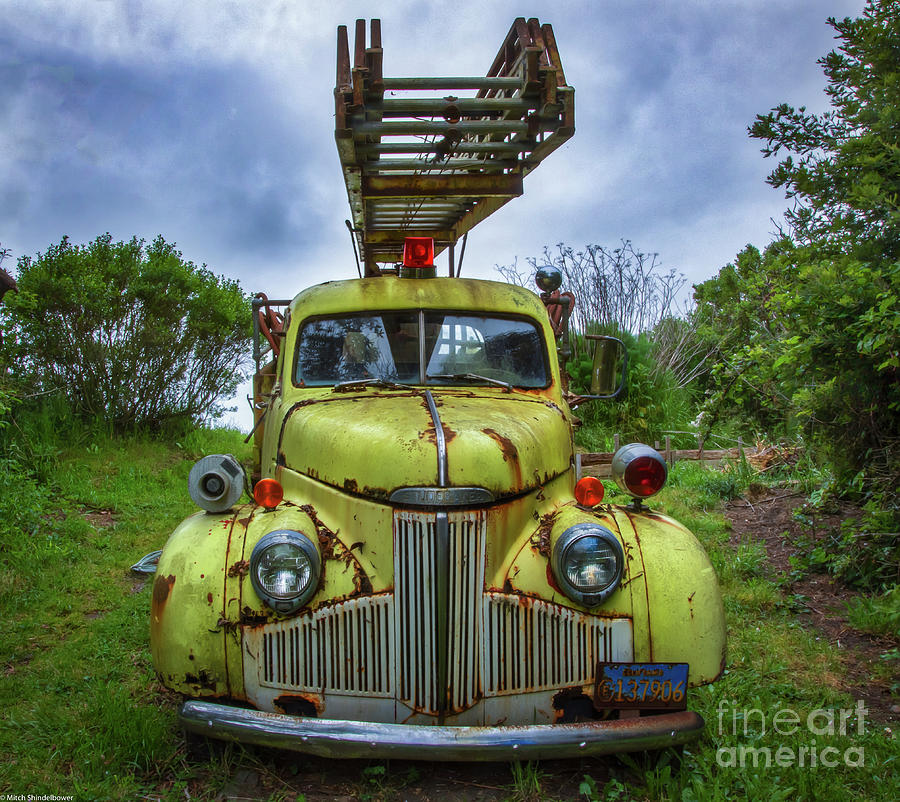 Studebaker Firetruck Photograph by Mitch Shindelbower