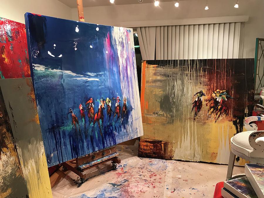 Studio Painting by Heather Roddy