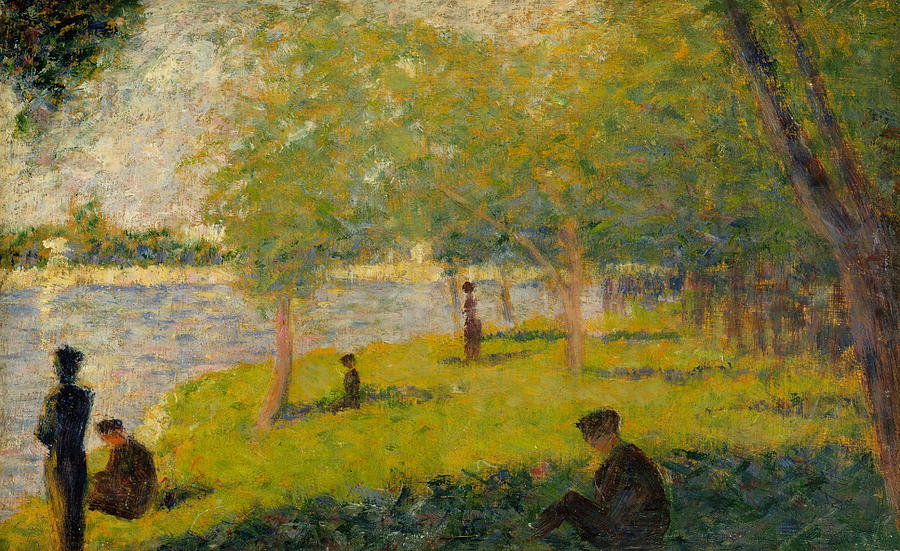 Study for A Sunday on La Grande Jatte Painting by Georges-Pierre Seurat