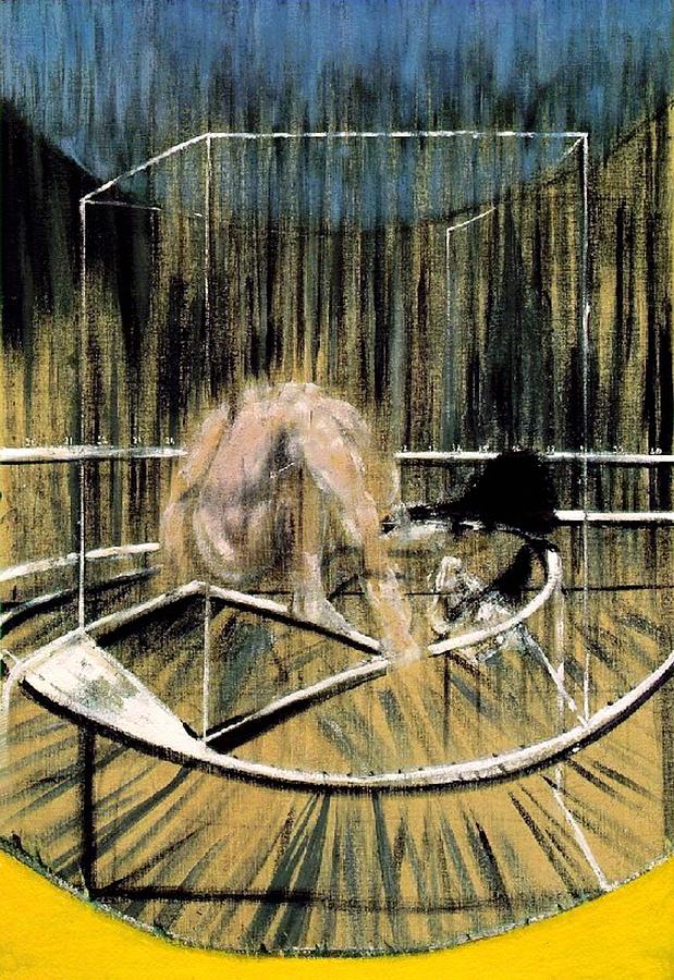 Study for Crouching Nude Painting by Francis Bacon
