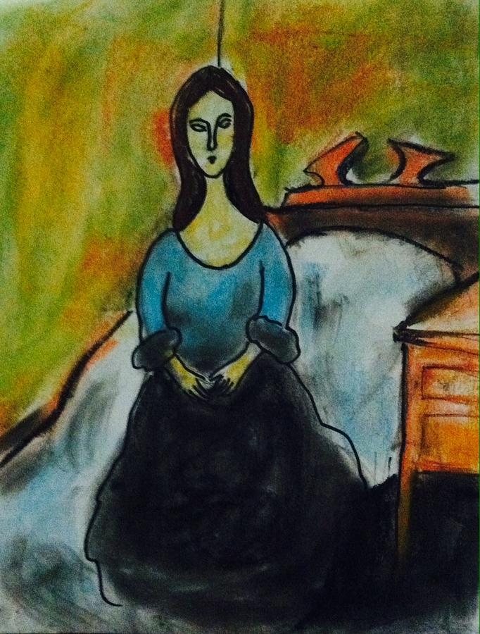 Study Modigliani  Painting by Hae Kim