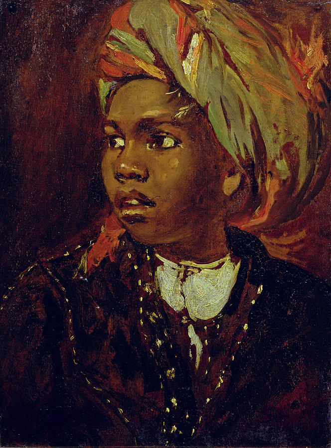 Study of a Black Boy Painting by William Etty