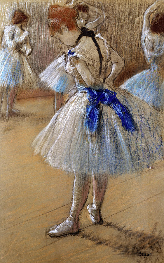 Study of A Dancer by Edgar Degas Painting by Movie Poster Prints