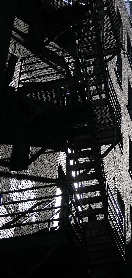 Study of a Fire Escape Photograph by Janis Beauchamp