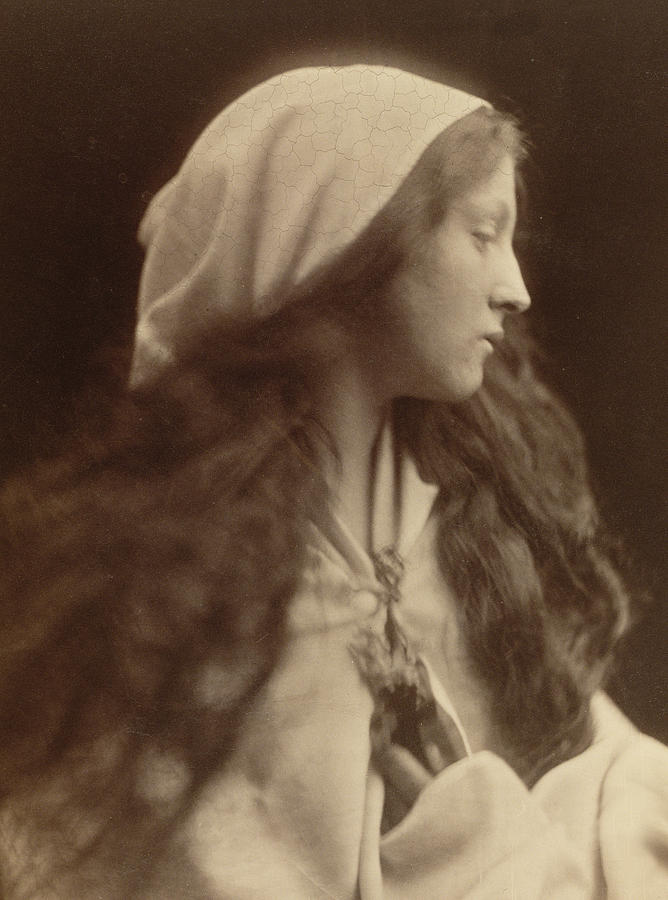 Study of a Young Girl Dressed as a Peasant Photograph by Julia Margaret Cameron