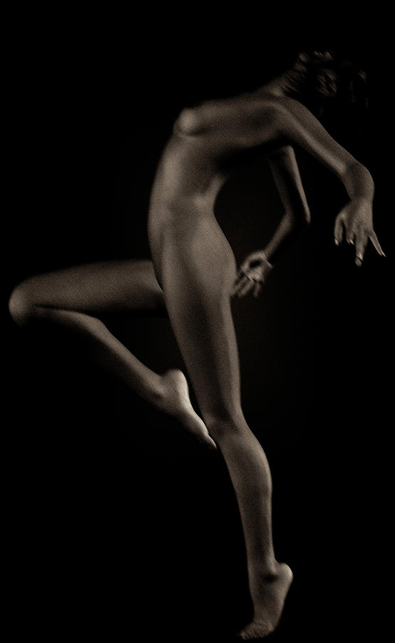 Study of Jamie dancing Photograph by Jan Keteleer